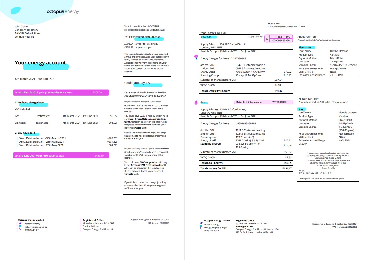  Minol USA business utility bill 